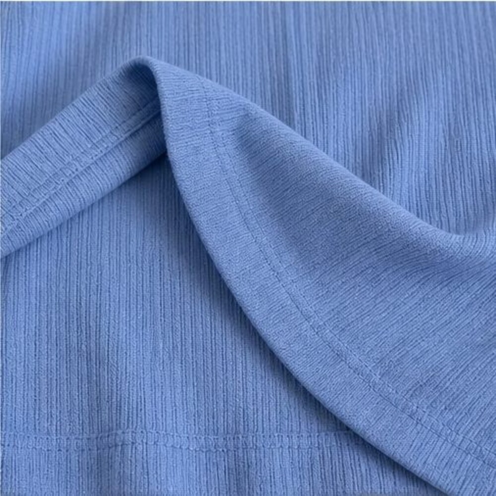 Blue Ruffle Blouse - Picture 6 of 6